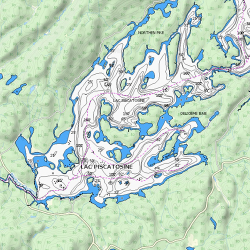 Carte_Bathymétrique_lac-piscatosine