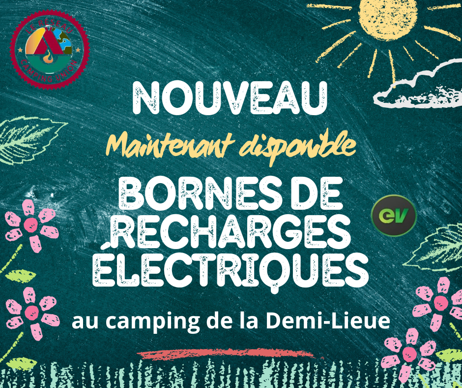 Nouveau – Bornes électriques disponibles