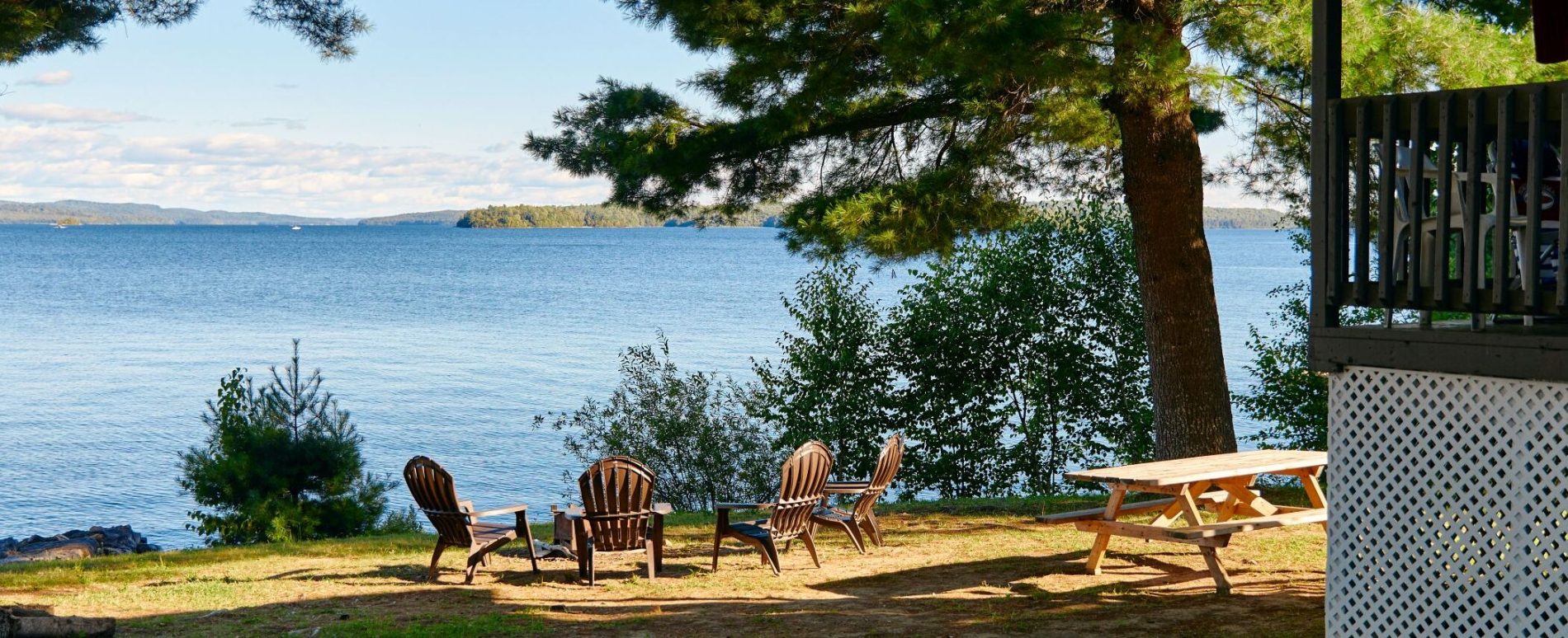 bord du lac chalet baskatong Hébergement de qualité au Camping Union Baskatong / Pourvoirie Chez Rainville